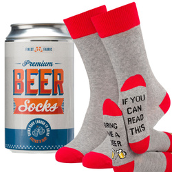 Herren-Socken in Größe 38-44 in Grau-Rot – Peterson