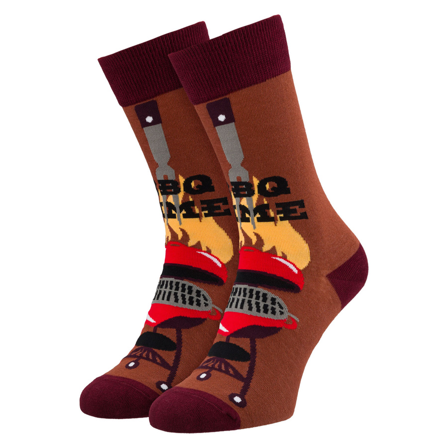 Mehrfarbiges Set von Herrensocken in Größe 38-44 mit Grillmotiv - Peterson – Bild 10