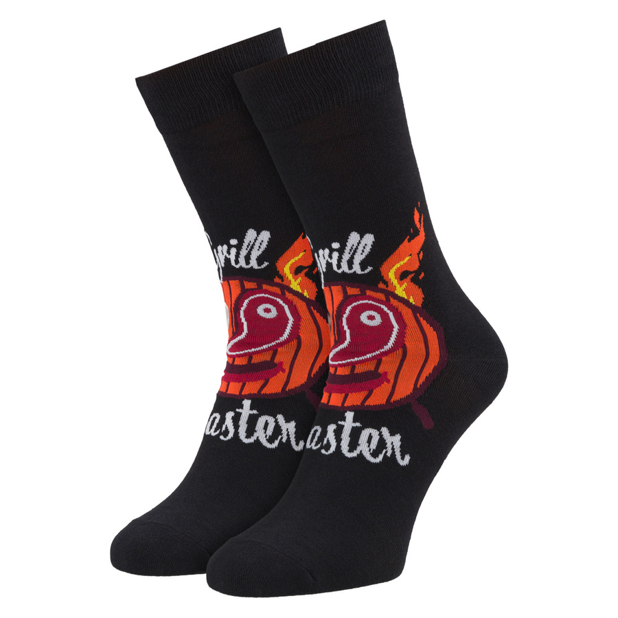 Mehrfarbiges Set von Herrensocken in Größe 38-44 mit Grillmotiv - Peterson – Bild 12