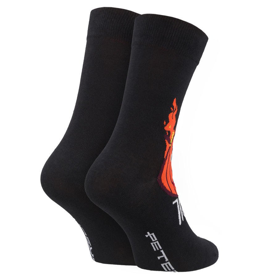 Mehrfarbiges Set von Herrensocken in Größe 38-44 mit Grillmotiv - Peterson – Bild 20