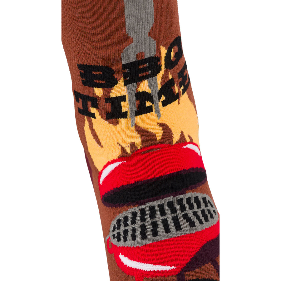 Mehrfarbiges Set von Herrensocken in Größe 38-44 mit Grillmotiv - Peterson – Bild 28