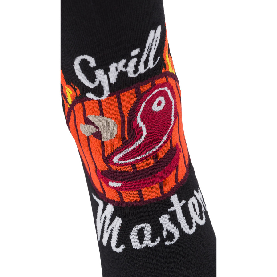 Mehrfarbiges Set von Herrensocken in Größe 38-44 mit Grillmotiv - Peterson – Bild 30