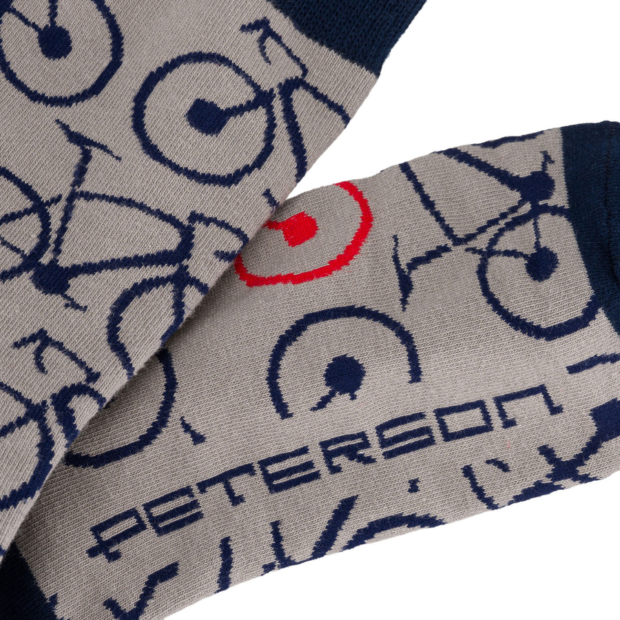 Mehrfarbiges Set von Herrensocken in Größe 38-44, ideal für Radfahrer - Peterson – Bild 16