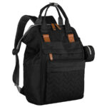 Praktischer Rucksack für Mütter aus Polyester in schwarzer Farbe - Peterson