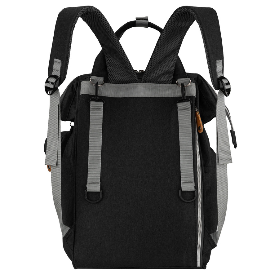 Praktischer Rucksack für Mütter aus Polyester in schwarzer Farbe - Peterson – Bild 7