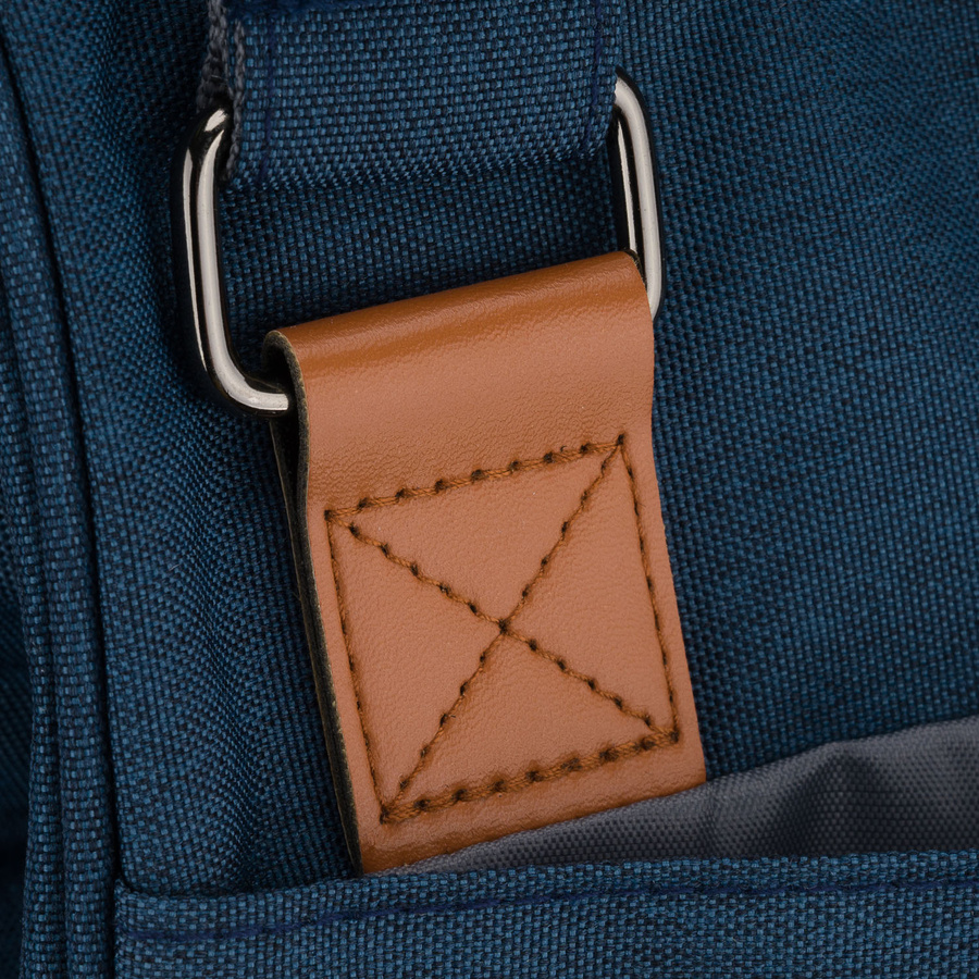 Dunkelblauer Rucksack für Mama aus Polyester, mit Reißverschluss, zweiteilig - Peterson – Bild 14