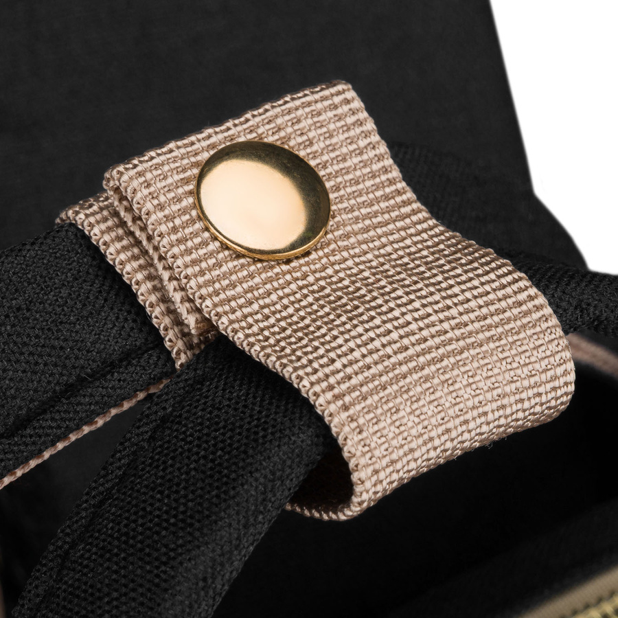 Geräumiger Rucksack für die Mutter aus Polyester in schwarzer Farbe, ausgestattet mit einem Kinderwagenhalter - Peterson – Bild 17