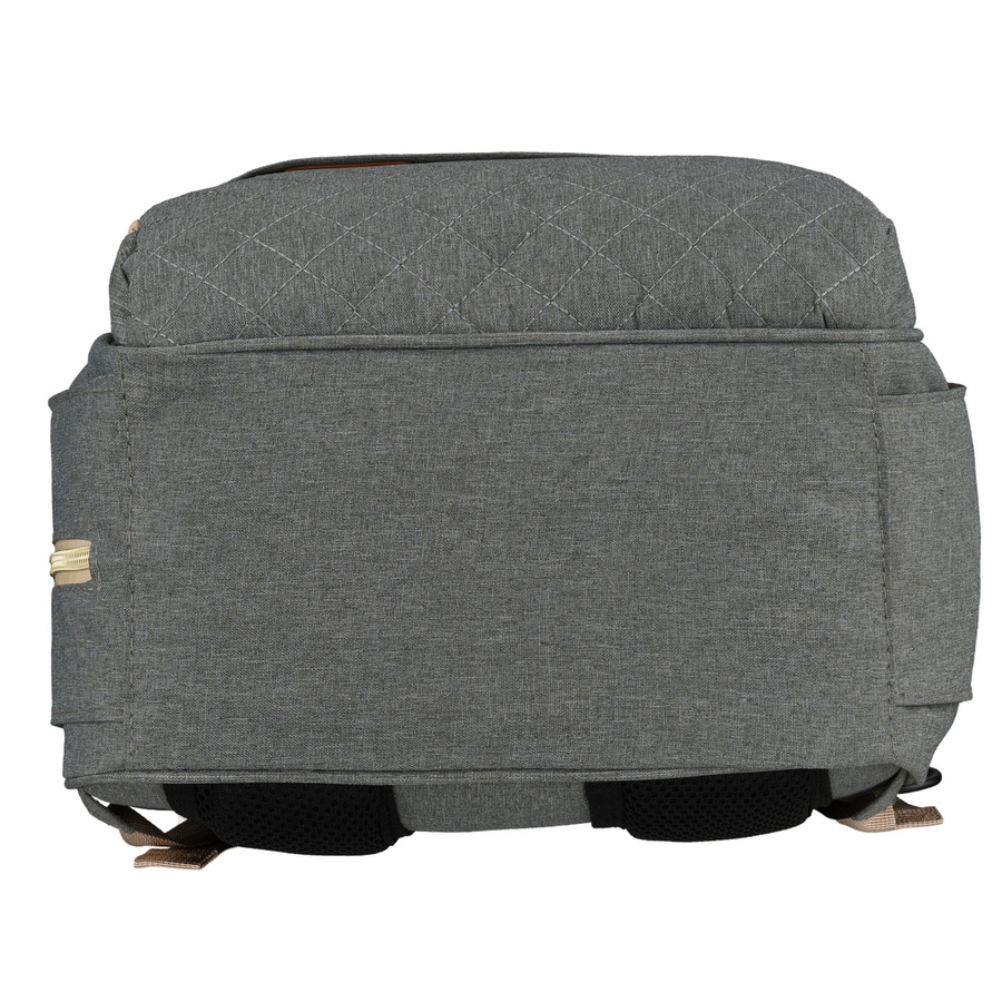 Geräumiger Rucksack für die Mutter aus Polyester in Grau, ausgestattet mit USB-Anschluss - Peterson – Bild 26