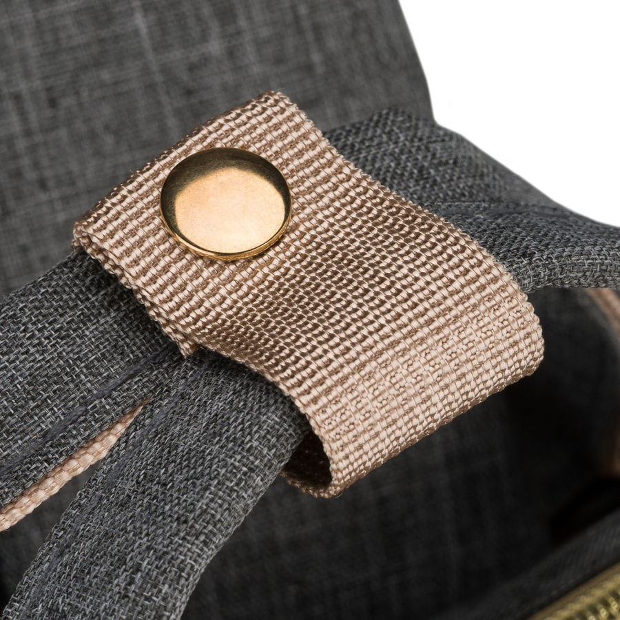 Geräumiger Rucksack für die Mutter aus Polyester in Dunkelgrau, ausgestattet mit USB-Anschluss - Peterson – Bild 17