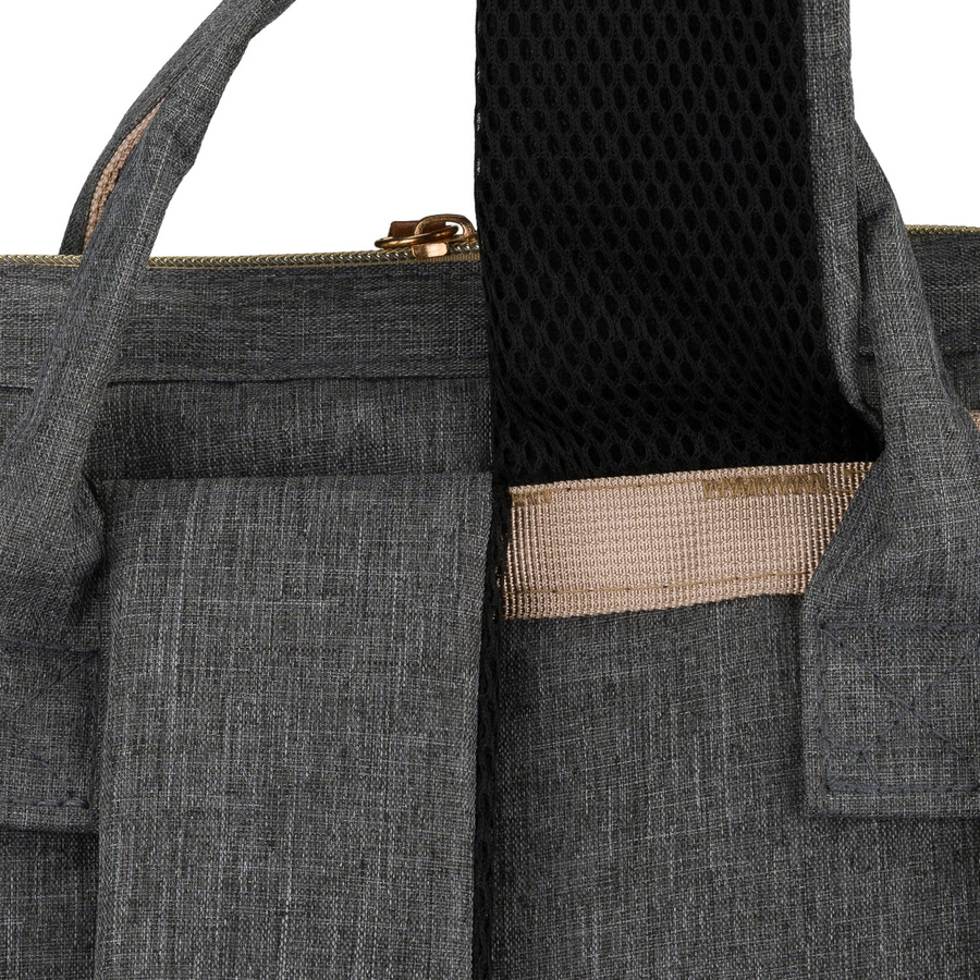 Geräumiger Rucksack für die Mutter aus Polyester in Dunkelgrau, ausgestattet mit USB-Anschluss - Peterson – Bild 19