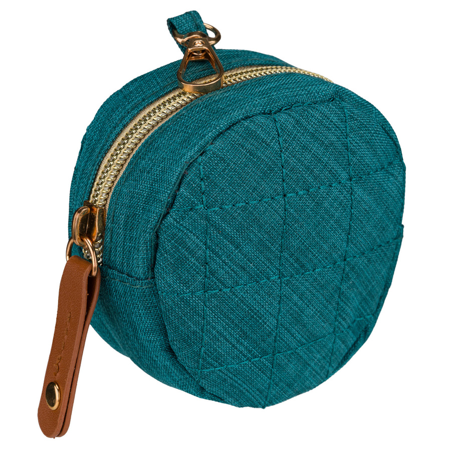 Marineblauer-türkisfarbener Rucksack für Mama aus Polyester mit Reißverschluss - Peterson – Bild 14