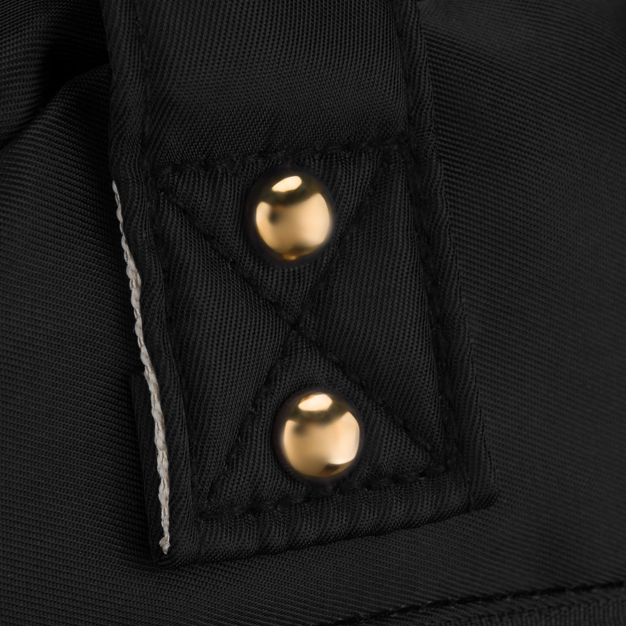 Rucksack für die Mutter aus Polyester in schwarzer Farbe, ausgestattet mit einer Wickelunterlage - Peterson – Bild 25