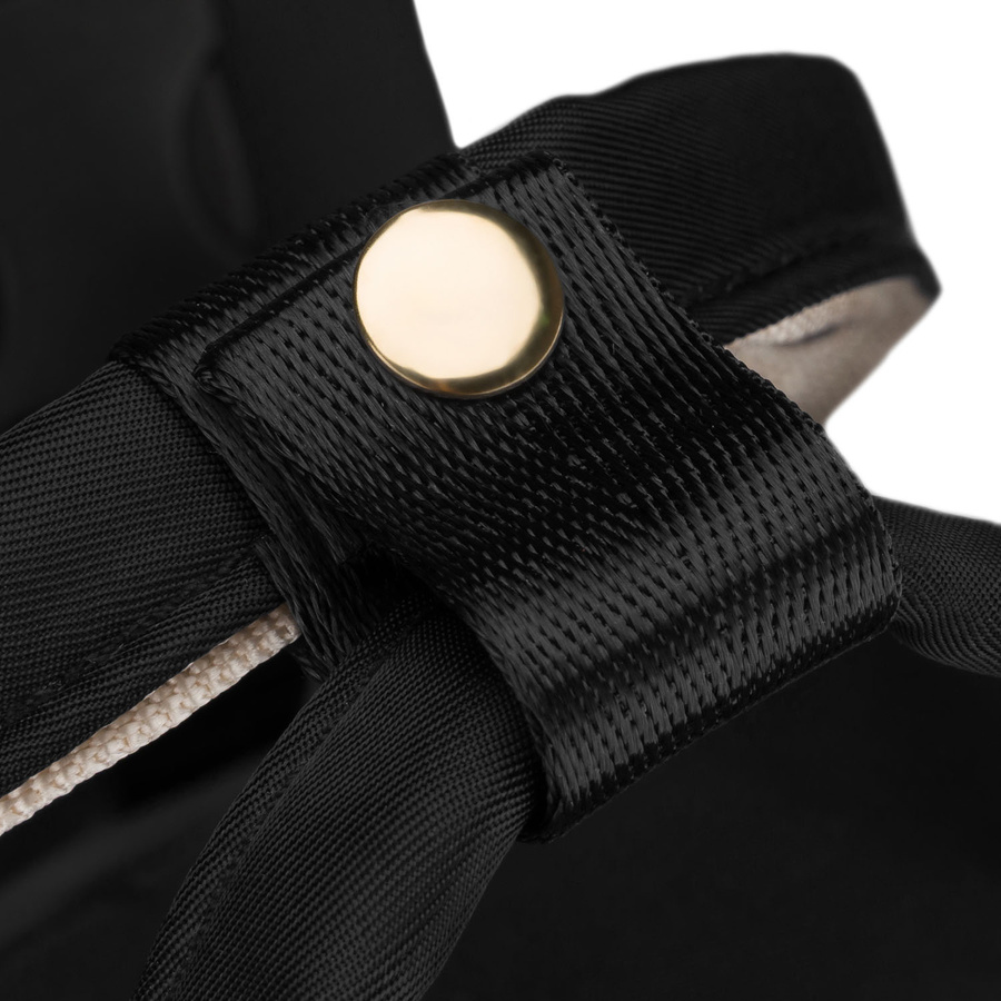Rucksack für die Mutter aus Polyester in schwarzer Farbe, ausgestattet mit einer Wickelunterlage - Peterson – Bild 22