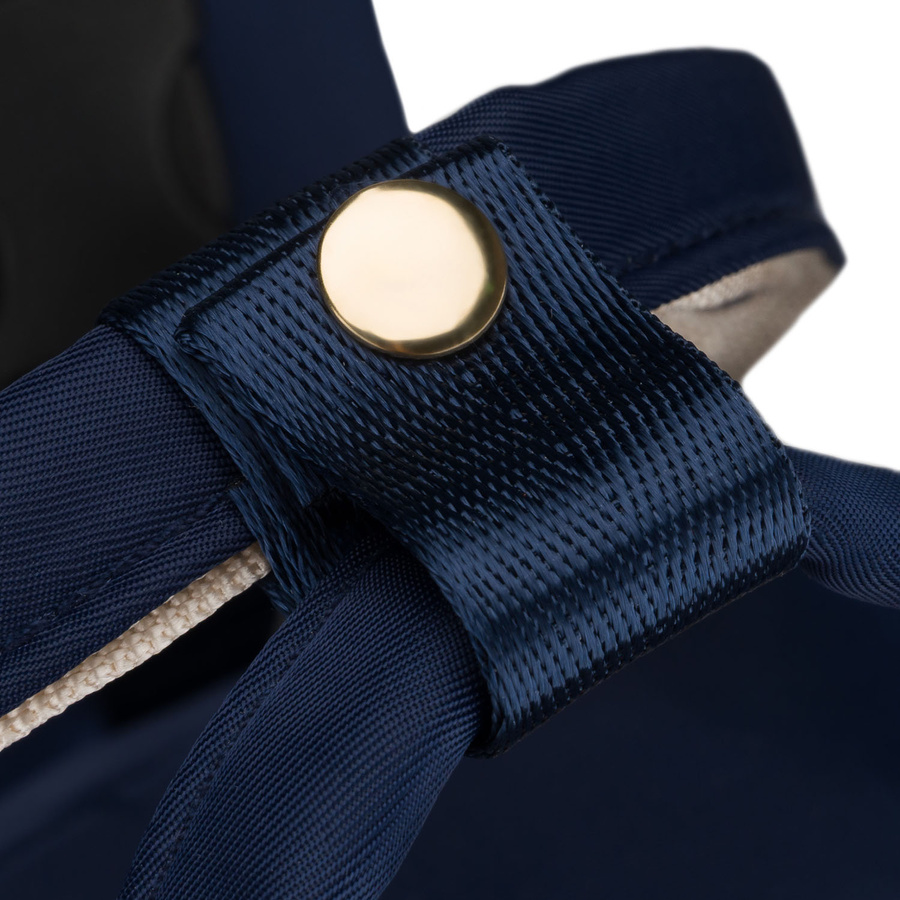 Blauer Rucksack für Mama aus Polyester, ausgestattet mit einer Wickelunterlage und einer kleinen abnehmbaren Tasche - Peterson – Bild 21