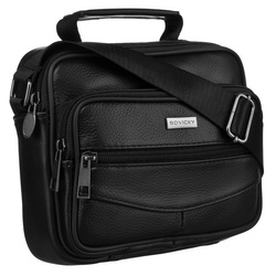 Herrentasche aus Echtleder mit Schultergurt – Rovicky