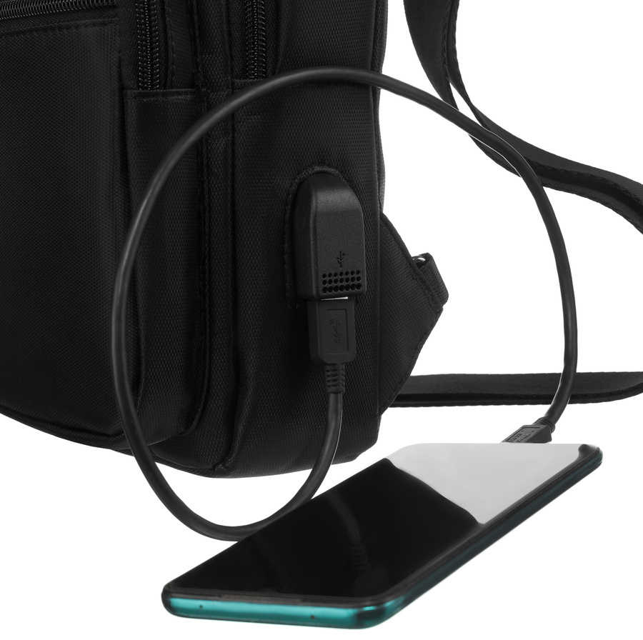 Kleine Herrentasche Rucksack für eine Schulter - Peterson – Bild 9