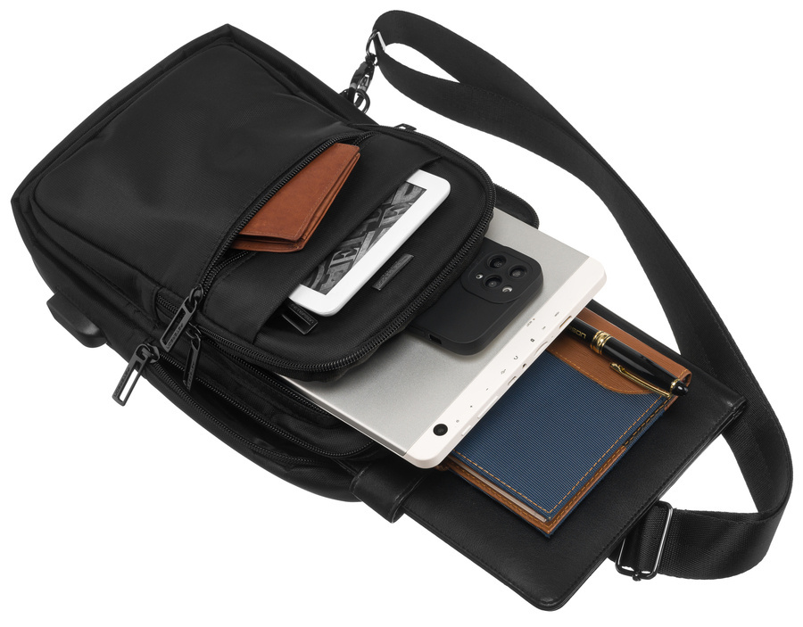 Kleine Herrentasche Rucksack für eine Schulter - Peterson – Bild 8