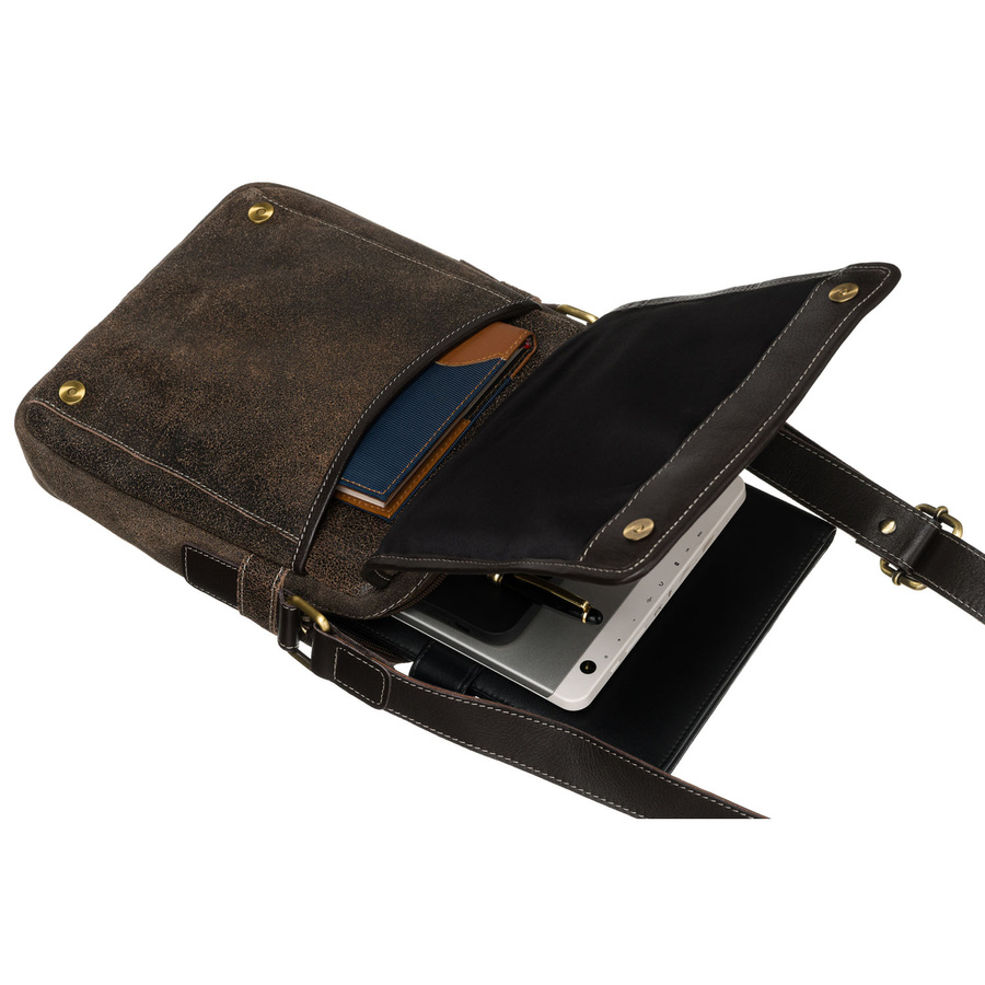 Braune Herrentasche aus Echtleder im urbanen Stil - Peterson – Bild 10