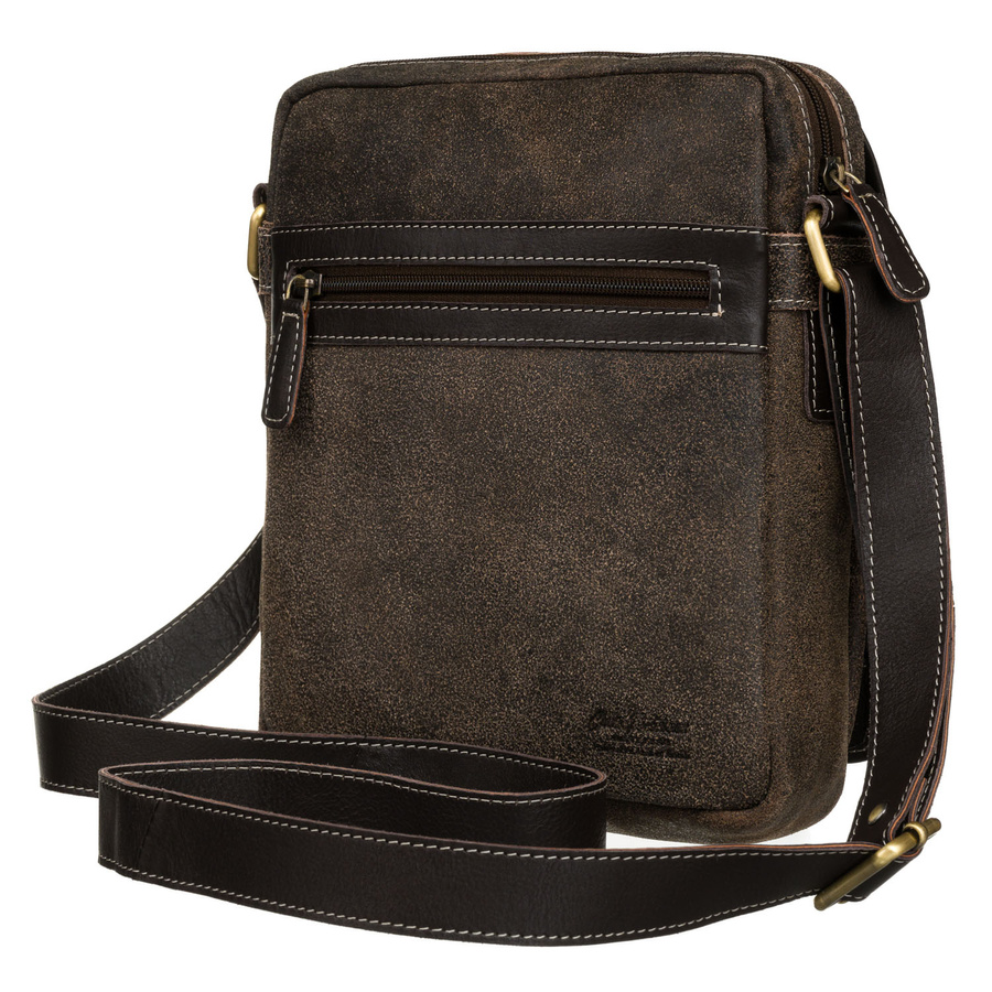 Braune Herrentasche aus Echtleder im urbanen Stil - Peterson – Bild 3