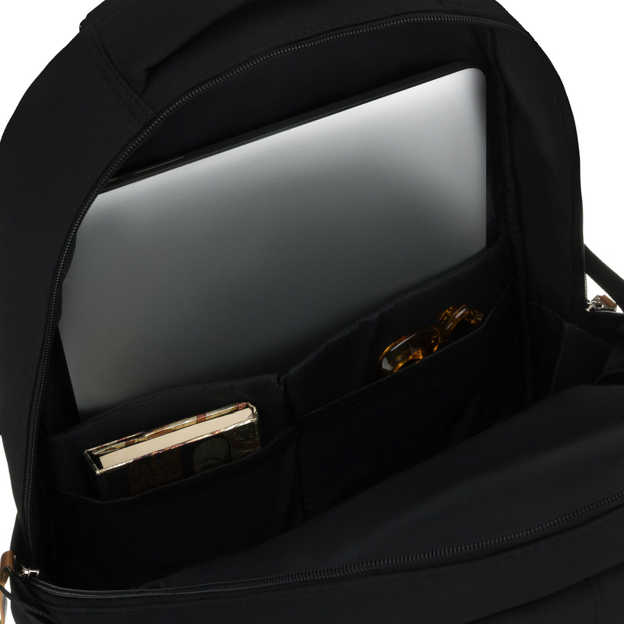 Jugendlicher Schulrucksack aus Polyester in schwarzer Farbe – Peterson – Bild 10