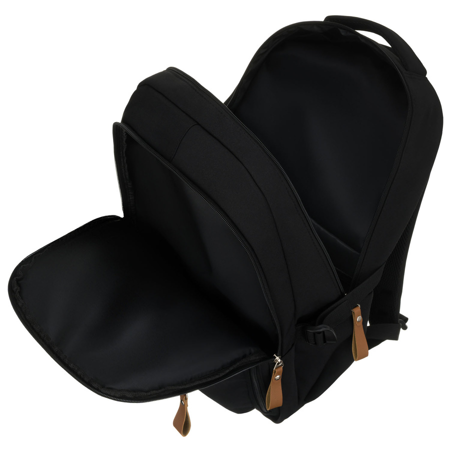 Jugendlicher Schulrucksack aus Polyester in schwarzer Farbe – Peterson – Bild 8
