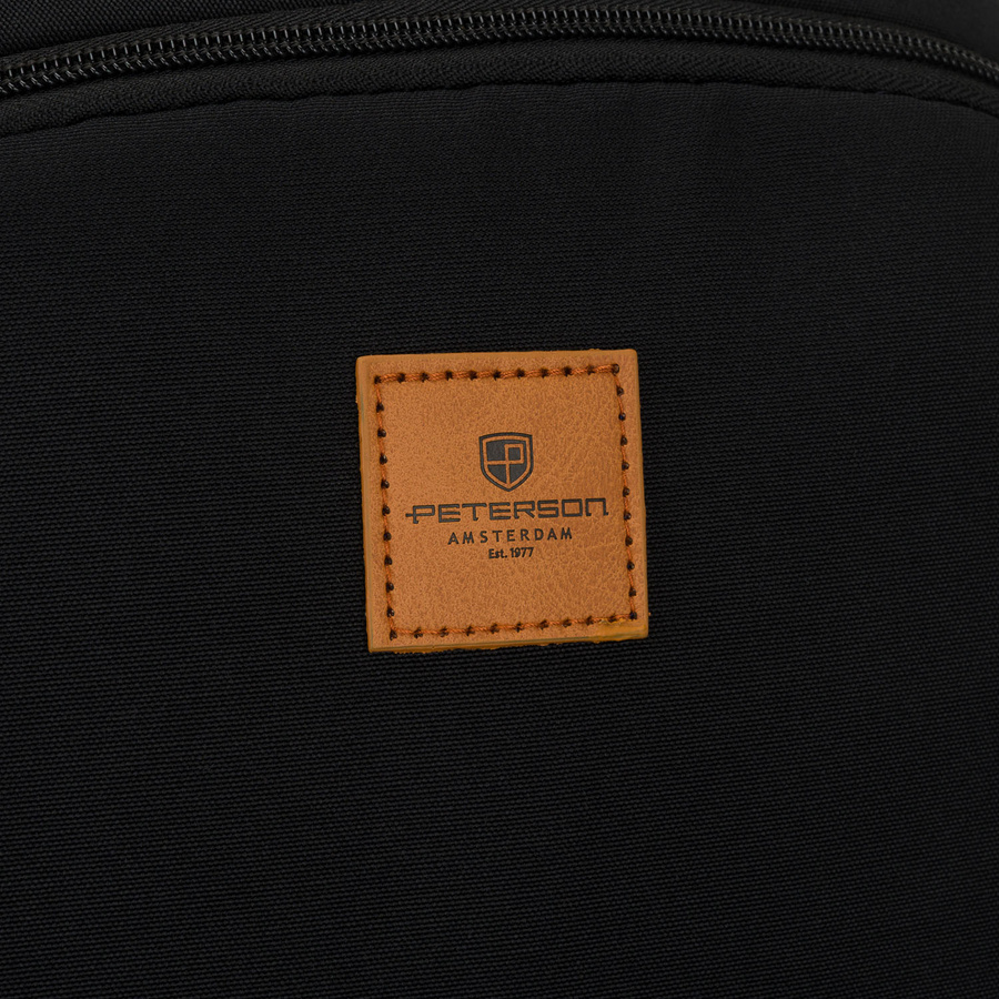 Jugendlicher Schulrucksack aus Polyester in schwarzer Farbe – Peterson – Bild 9