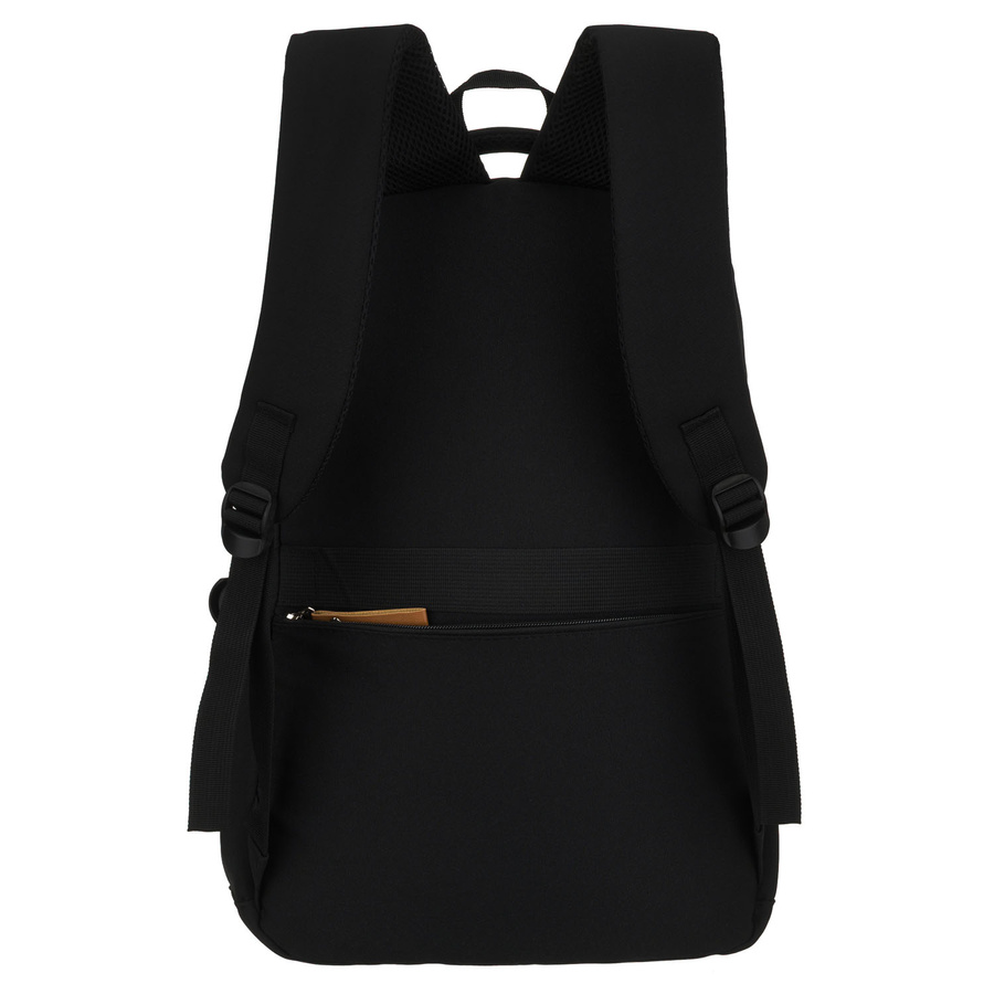 Jugendlicher Schulrucksack aus Polyester in schwarzer Farbe – Peterson – Bild 6