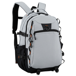Großer, touristischer Rucksack aus Polyester in grauer Farbe, mit zwei Fächern, mit Reißverschluss verschließbar - Peterson – Bild 37