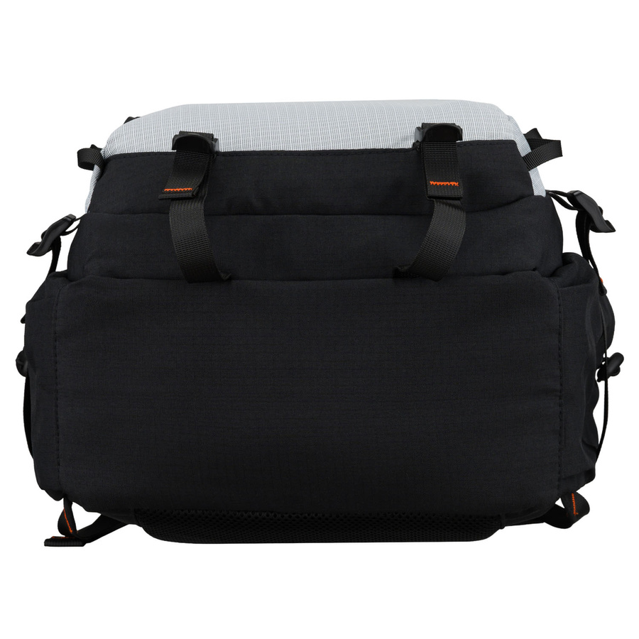 Großer, touristischer Rucksack aus Polyester in grauer Farbe, mit zwei Fächern, mit Reißverschluss verschließbar - Peterson – Bild 33