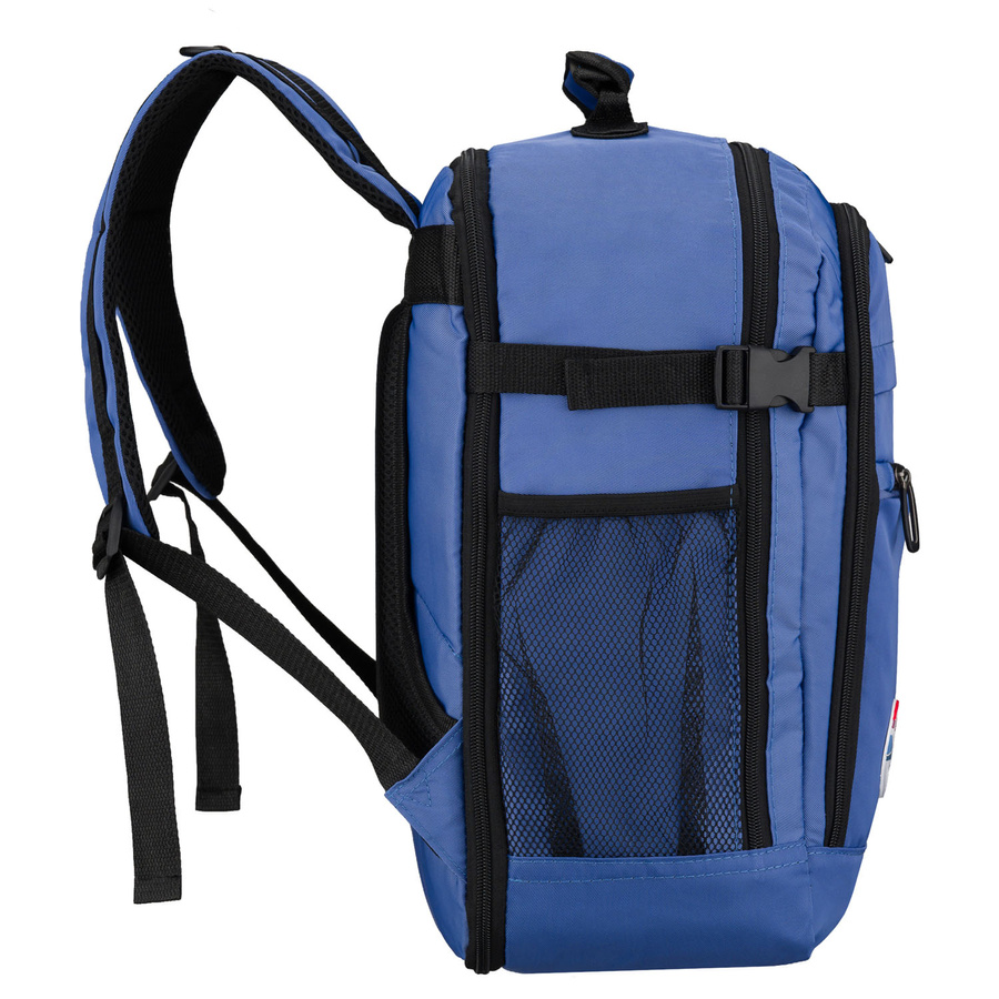 Kleiner Rucksack aus Polyester in Blau, mit verstellbaren Schultergurten - Peterson – Bild 2