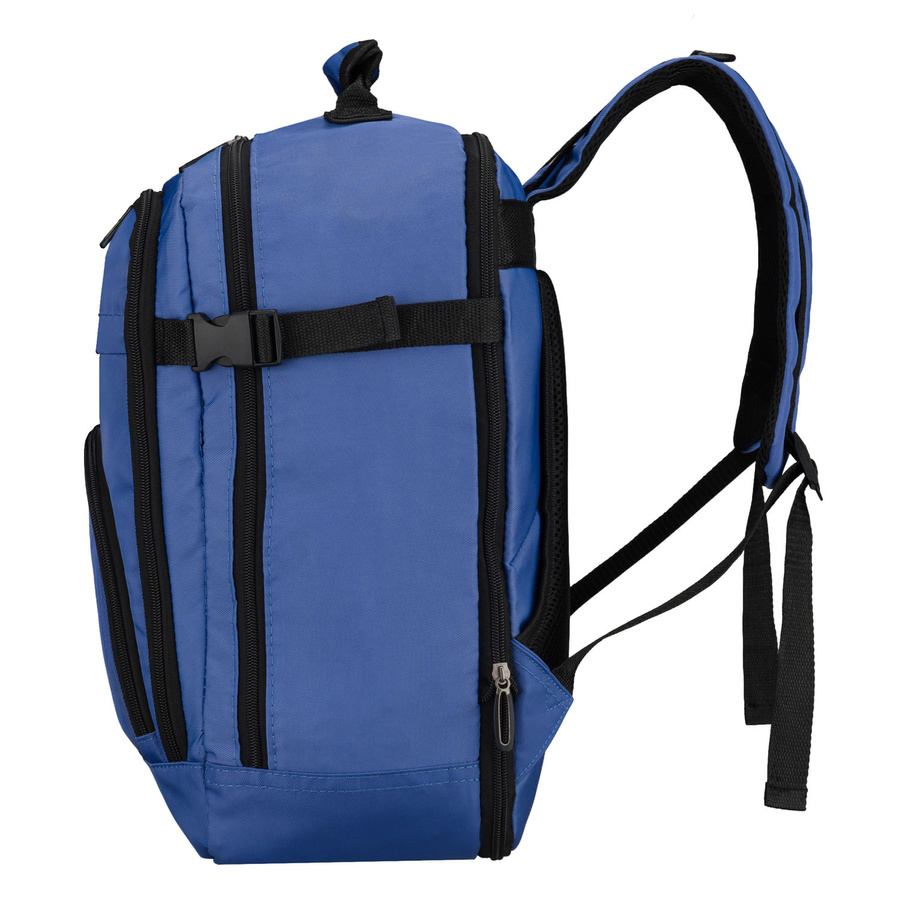 Kleiner Rucksack aus Polyester in Blau, mit verstellbaren Schultergurten - Peterson – Bild 4