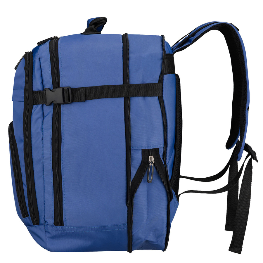 Kleiner Rucksack aus Polyester in Blau, mit verstellbaren Schultergurten - Peterson – Bild 5