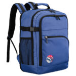 Kleiner Rucksack aus Polyester in Blau, mit verstellbaren Schultergurten - Peterson