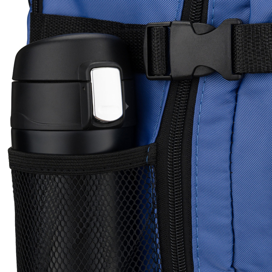 Kleiner Rucksack aus Polyester in Blau, mit verstellbaren Schultergurten - Peterson – Bild 13