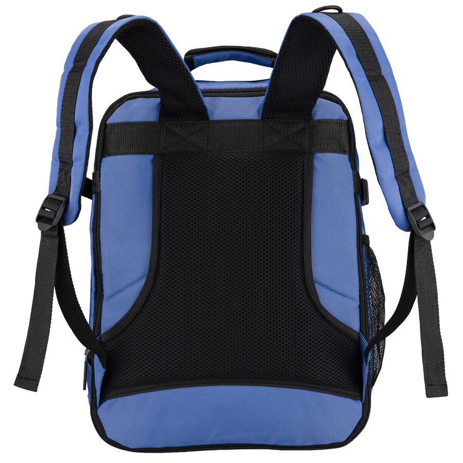 Kleiner Rucksack aus Polyester in Blau, mit verstellbaren Schultergurten - Peterson – Bild 6