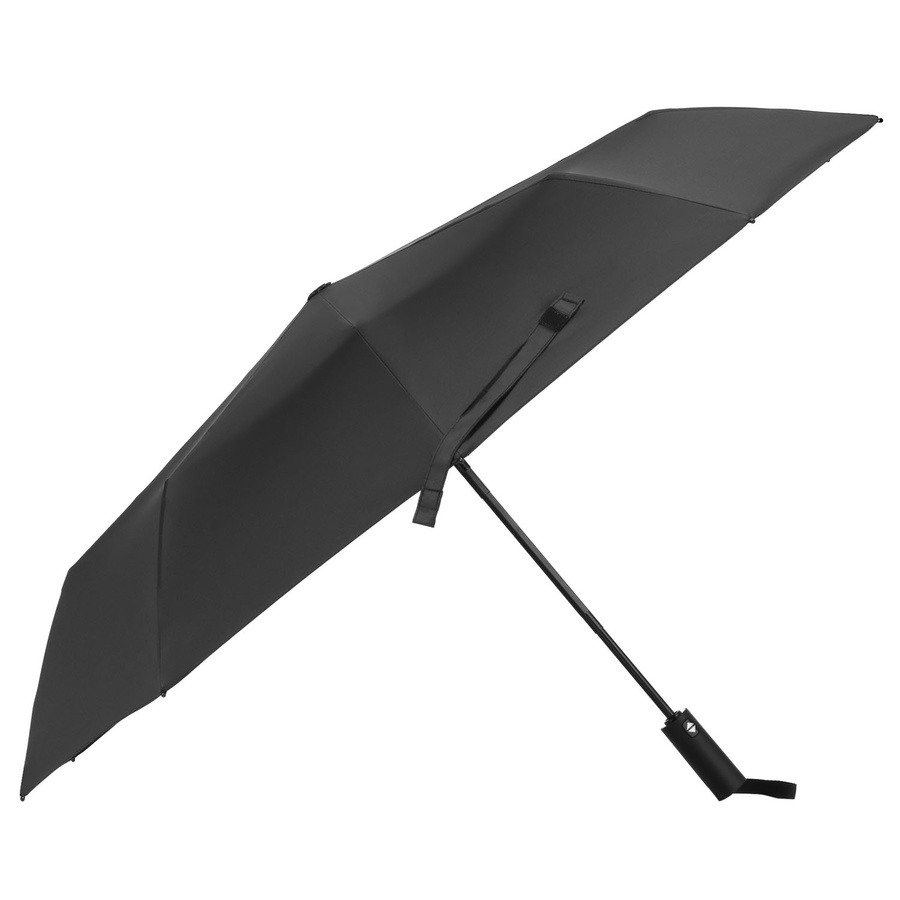 Faltbarer, schwarzer Regenschirm in eleganter Verpackung - Peterson – Bild 6