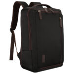 Reiserucksack aus Polyester in Schwarz, ideal als Handgepäck - Peterson