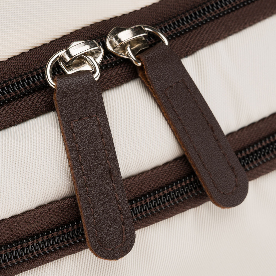 Kabinenrucksack aus Polyester in Beige, ausgestattet mit USB-Anschluss - Peterson – Bild 11