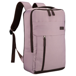 Rosa, Reiserucksack aus Polyester mit USB-Anschluss – Peterson