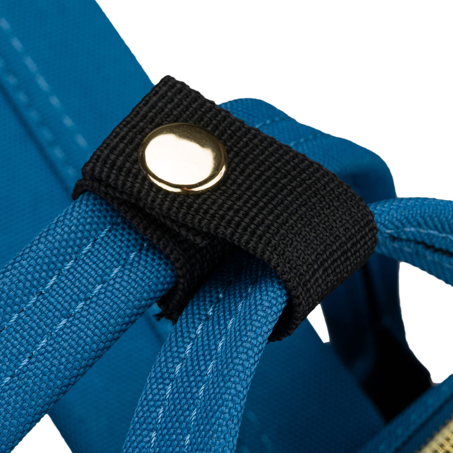 Einfaches, blaues Damen-Rucksack aus Polyester mit USB-Anschluss - Peterson – Bild 15