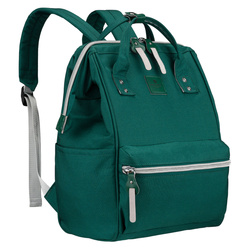 Grüner Damen-Rucksack aus Polyester mit Laptopfach und USB-Anschluss – Peterson