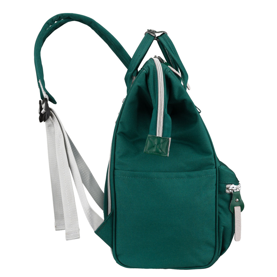 Grüner Damen-Rucksack aus Polyester mit Laptopfach und USB-Anschluss - Peterson – Bild 2